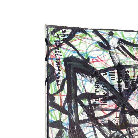 Trevor Williamson Abstract Mixed Media Art On Canvas Wall Decor Painting - Picture 5 of 6